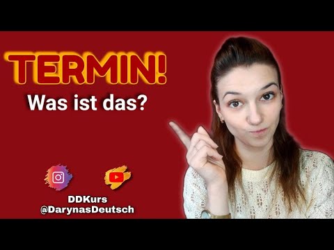 TERMIN! Typisch DEUTSCH! Was ist das?